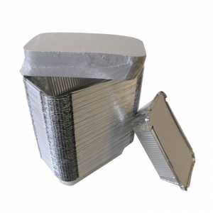 Aluminijasta posodica s pokrovom "Combi Pack" - 1500 ml - paket 100
