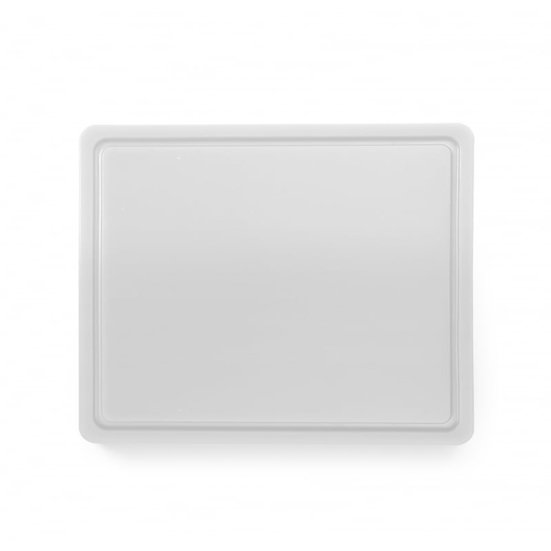 Planche à Découper HACCP - GN 1/2 - Blanche - 12 mm d'Épaisseur