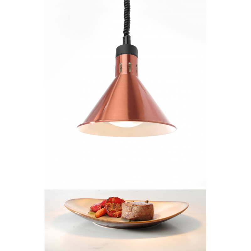 Lampe chauffante conique réglable