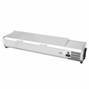 Hladilna vitrina z inox pokrovom - 4 x GN 1/3