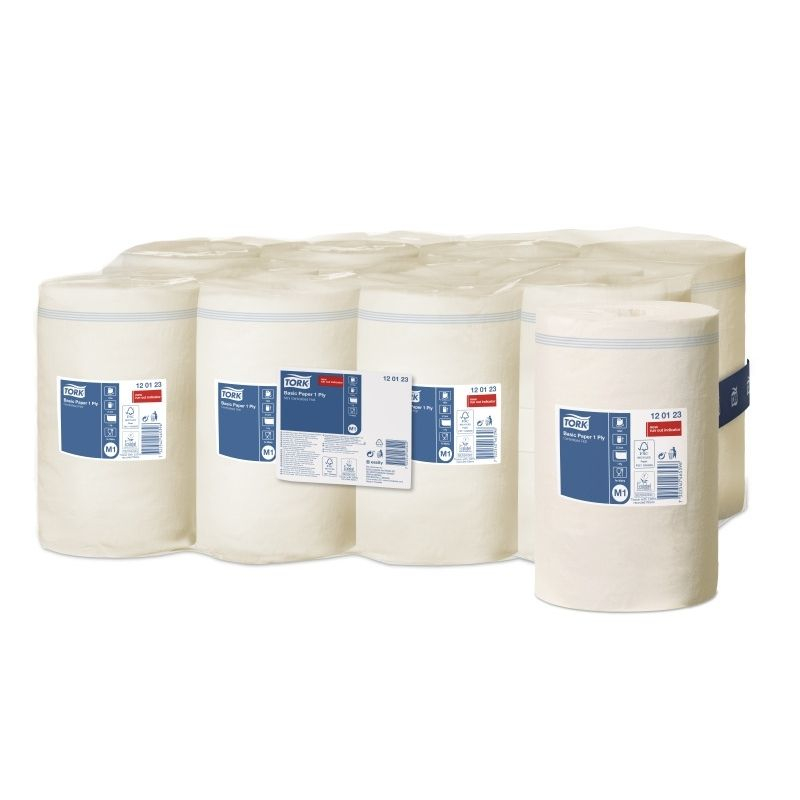 Central Pull Basic 1 Ply Wiping Paper - Pack of 11 Tork | Hand & Surface Wiping Central Pull Basic 1 Ply Wiping Paper - Pack of 11 Tork | Hand & Surface Wiping