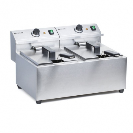 Friteza Mastercook - 2 x 8 L - Znamka HENDI - Fourniresto