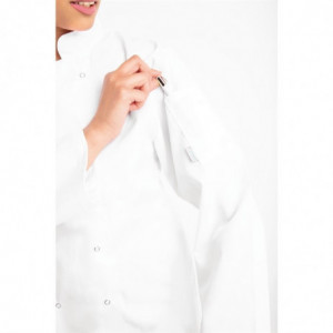 Kuhinjska delovna halja Vegas z dolgimi rokavi - bela - velikost XL - Whites Chefs Clothing - Fourniresto