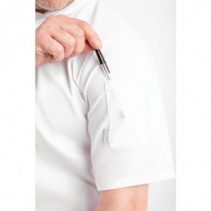 Kuhinjska obleka Vegas z mešanimi rokavi, bela - velikost XL - Whites Chefs Clothing - Fourniresto
