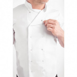Kuhinjska obleka Vegas z mešanimi rokavi, bela - velikost XL - Whites Chefs Clothing - Fourniresto