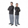 Črna mešana kuharska jakna z dolgimi rokavi Vegas - velikost M - Whites Chefs Clothing - Fourniresto