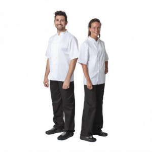 Bele kratke kuharske srajce Boston - velikost XL - Whites Chefs Clothing - Fourniresto