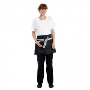 Predpasnik natakarja kratki denim črn Southside 400 x 760 mm - Whites Chefs Clothing - Fourniresto