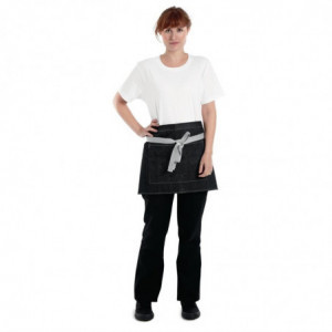 Predpasnik natakarja kratki denim črn Southside 400 x 760 mm - Whites Chefs Clothing - Fourniresto