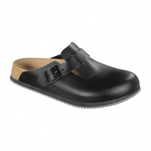 Črne natikače z oprijemom Boston - Velikost 40 - Birkenstock - Fourniresto
