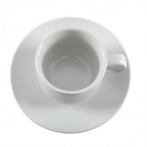Tasse À Thé Empilable Blanche Whiteware 200 Ml Ø 80 Mm - Lot De 12 - Olympia - Fourniresto