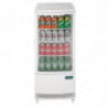 White Positive Refrigerated Display Case 2 Curved Doors 86 L - Polar