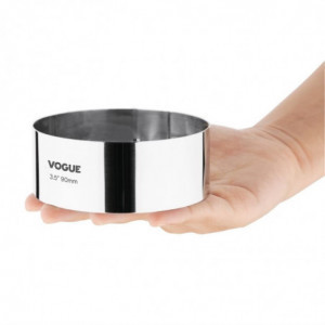 Krogla za mousse iz nerjavečega jekla Ø 90 mm V 35 mm - Vogue - Fourniresto