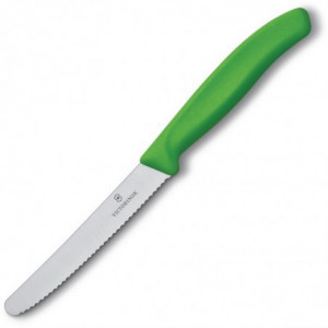 Nož za zeleni paradižnik z nazobčanim rezilom 11 cm - Victorinox - Fourniresto