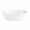 Ovalne bele posode za gratin 145 x 104 mm - komplet 6 - Olympia - Fourniresto