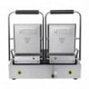 Double Contact Grill Grooved/Grooved in Stainless Steel - Buffalo