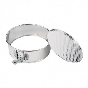 Moule Rond À Charnière en Fer Blanc - Ø 220mm - Vogue