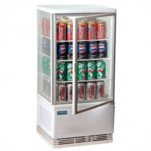 White Refrigerated Display Case Series C - 68 L - Polar