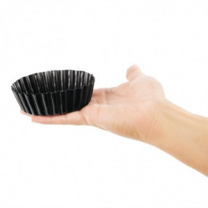 Globoko rebrast nelepljiv model za quiche - Ø 250mm - Vogue