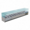 Hladilna vitrina za sestavine - 9 posod GN 1/3 - Polar - Fourniresto