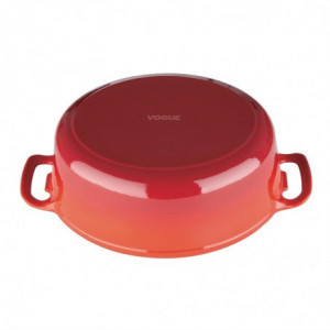 Cocotte Ovalna Rdeča - 5L - Vogue