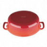 Cocotte Ovalna Rdeča - 5L - Vogue