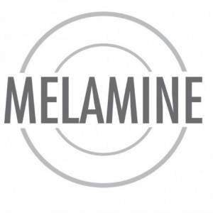 Plošča za torto iz melamina Pure črna - Ø310mm - APS - Fourniresto