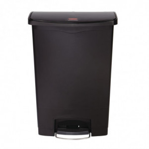 Koš za smeti s pedalom Slim Jim črne barve - 90L - Rubbermaid