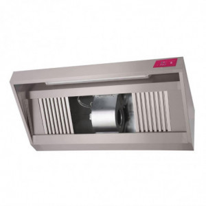 Hotte inox complète 1500 x 900 x 450mm - Gastro M - Fourniresto