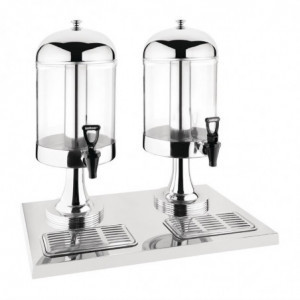 Dvojni razdelilnik za sokove - 2 X 6,5L - Olympia