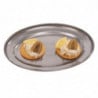 Oval stainless steel serving dish - 500mm - Olympia - Fourniresto