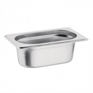 Bak Gastronorm inox GN 1/9 100mm - Vogue - Fourniresto