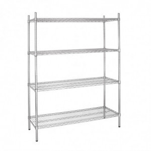 Modularna polica 4 nivoji - Š 1525 x G 457 mm - Vogue