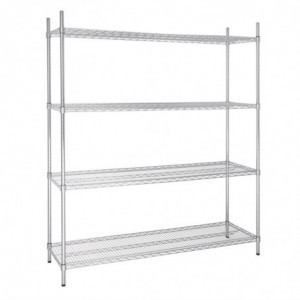 Modularna polica 4 nivoji - Š 1525 x G 457 mm - Vogue
