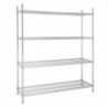 Modularna polica 4 nivoji - Š 1525 x G 457 mm - Vogue