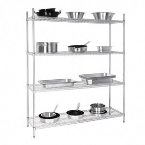 Modularna polica 4 nivoji - Š 1525 x G 457 mm - Vogue