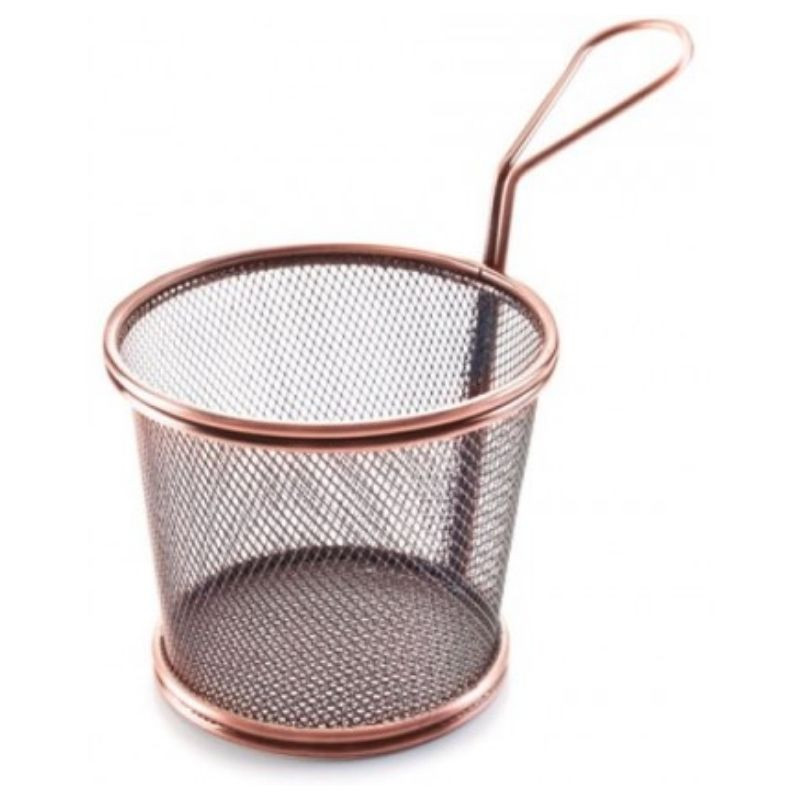 Koničasta košara iz inoxa v bronasti barvi - Ø 12 cm - Lacor Koničasta košara iz inoxa v bronasti barvi - Ø 12 cm - Lacor