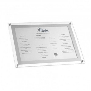 Acrylic Menu Holder - A3 - Lacor