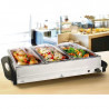 Buffet za ogrevanje - 3 posode Gn 1/3 - Lacor