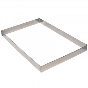 Okvir za opero iz nerjavečega jekla - 360 x 260 mm - Tellier