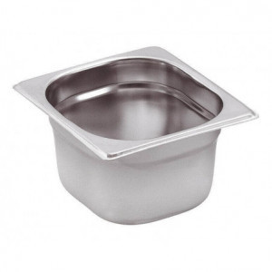 Bac Gastro GN 1/6 Inox - Globina 100 mm - 1,6 L - FourniResto