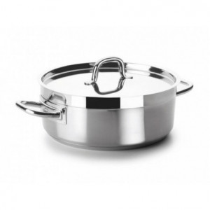 Faitout Professionnel avec Couvercle - Chef Luxe - ø 32 cm