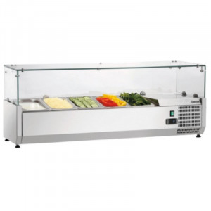 Saladette za postavitev - 5 x GN 1/4 - Bartscher