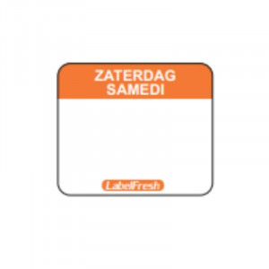 Etiketa sledljivosti Label FreshEasy - Sobota - 30 x 25 mm - Paket 1000