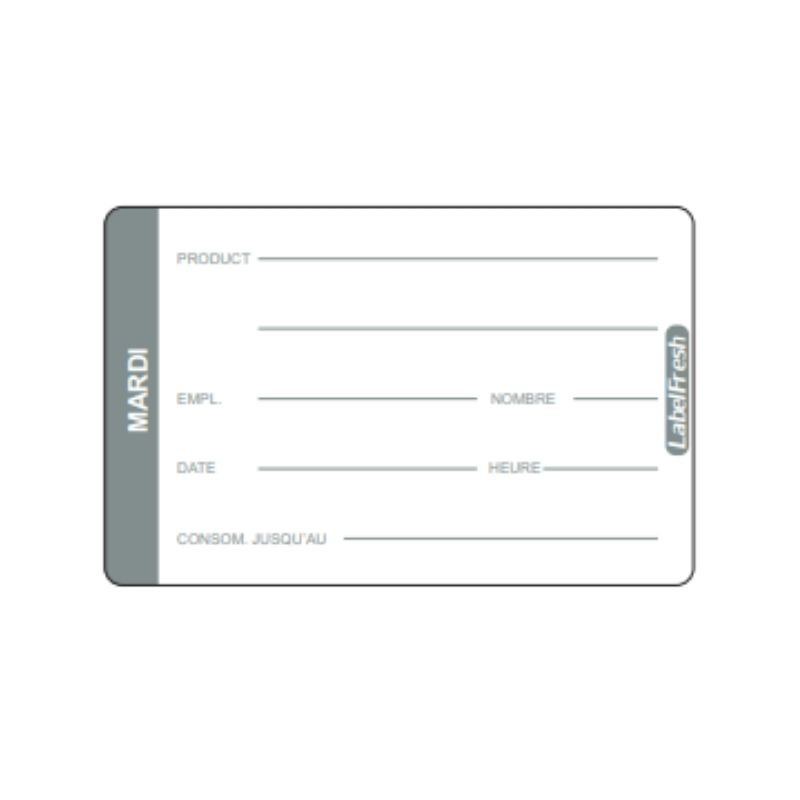 Etiketa sledljivosti LabelFresh Pro - Torek - 70 x 45 mm - Paket 500 - LabelFresh Etiketa sledljivosti LabelFresh Pro - Torek - 70 x 45 mm - Paket 500 - LabelFresh