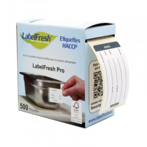 Etiketa sledljivosti LabelFresh Pro - Torek - 70 x 45 mm - Paket 500 - LabelFresh