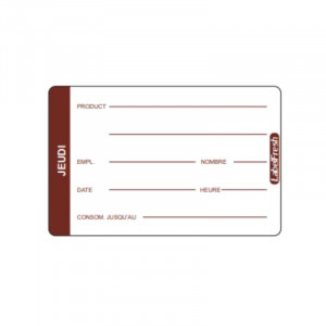 Etiketa sledljivosti LabelFresh Pro - Četrtek - 70 x 45 mm - Paket 500 - LabelFresh