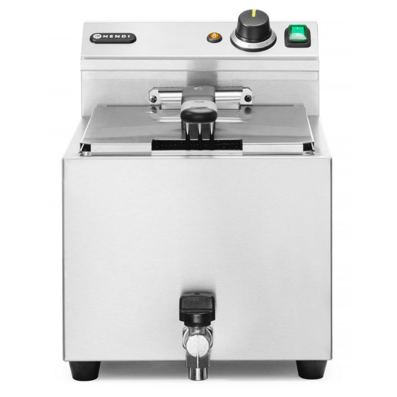 Friteza s pipo za odvod Profi Line - 10 L - Hendi Friteza s pipo za odvod Profi Line - 10 L - Hendi