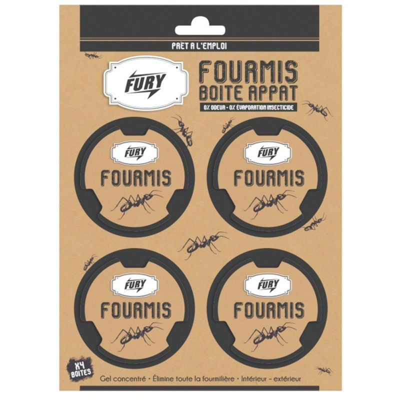 Ant Bait Box - Pack of 4 - FURY Ant Bait Box - Pack of 4 - FURY