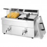 Friteza na indukcijo z odtokom - 2 x 8 L